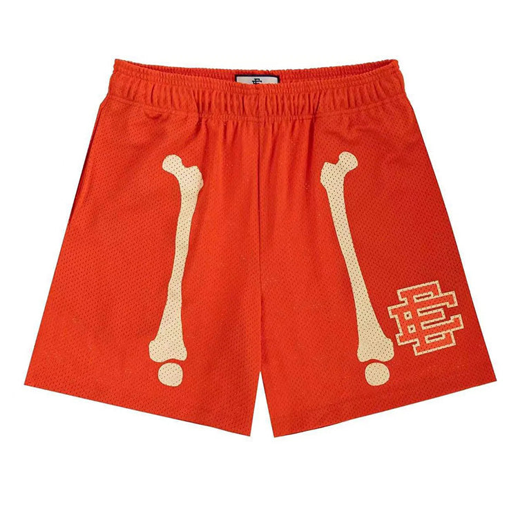 Mesh Bone Skeleton Shorts