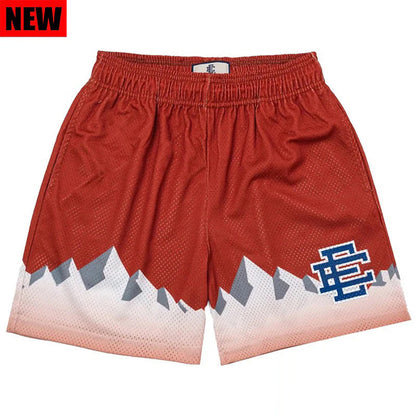 EE Vegas Summit Mountain Wine Red Shorts