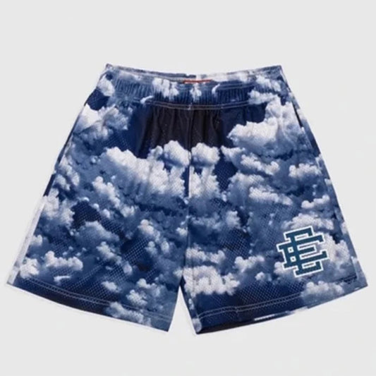 EE Custom Dark Blue Sky Design Shorts