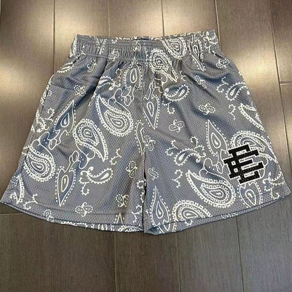 EE Cashew flowers Grey Shorts
