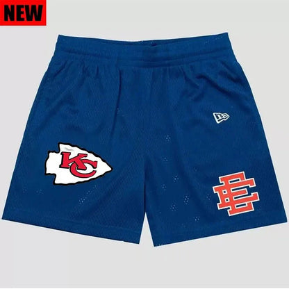 EE KC Blue Beach Sports Shorts