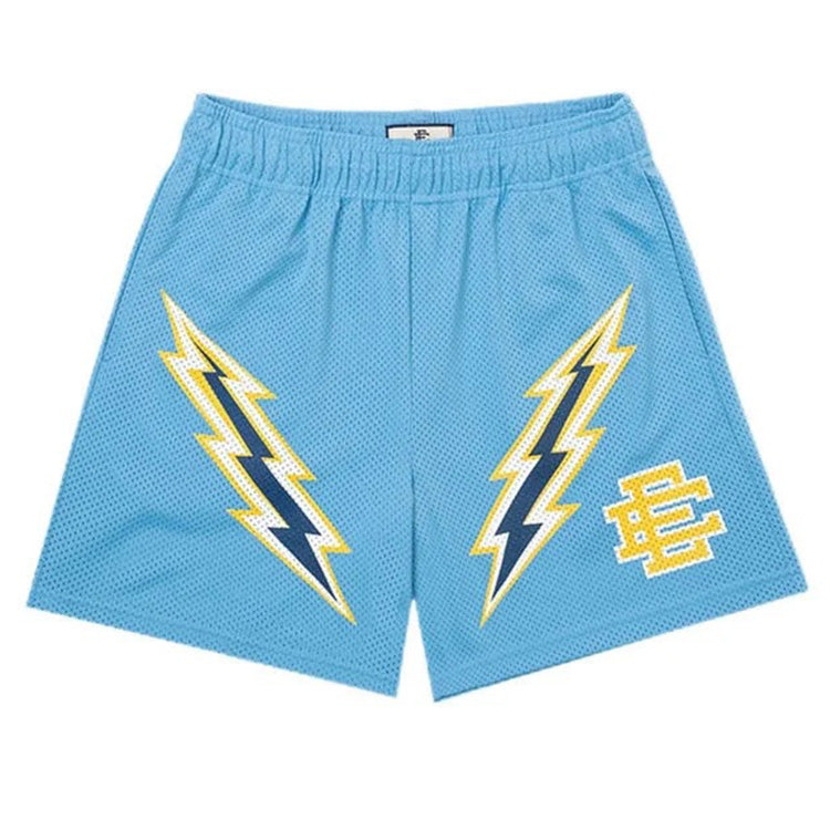 EE Light Blue Lightning Shorts
