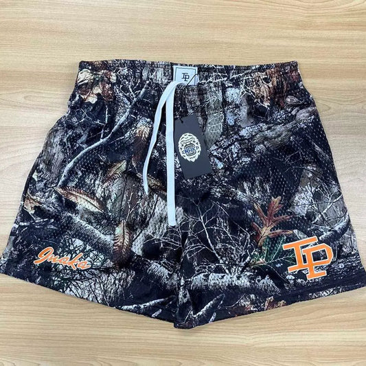 IP Camo Black Mesh Shorts