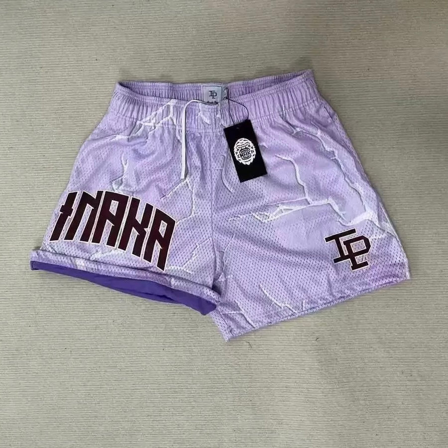 IP Lightning Light Purple Mesh Shorts