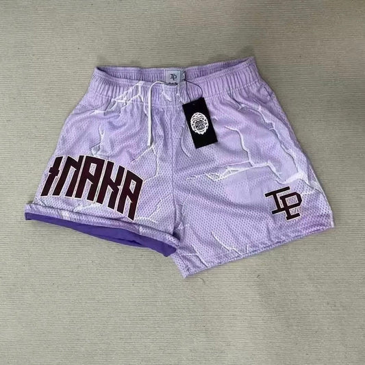 IP Lightning Light Purple Mesh Shorts
