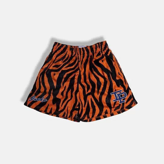 IP Tiger Stripes Mesh Shorts