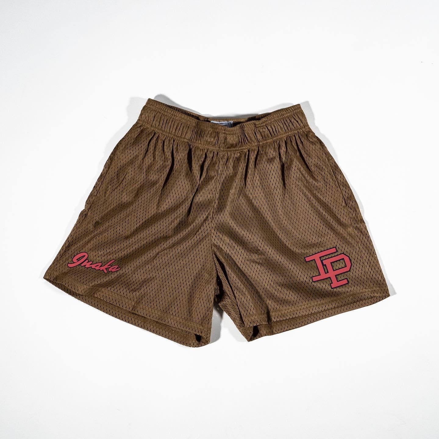 IP Brown Mesh Shorts