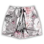 Minimalist Modern Watercolor Floral - Grey Pink