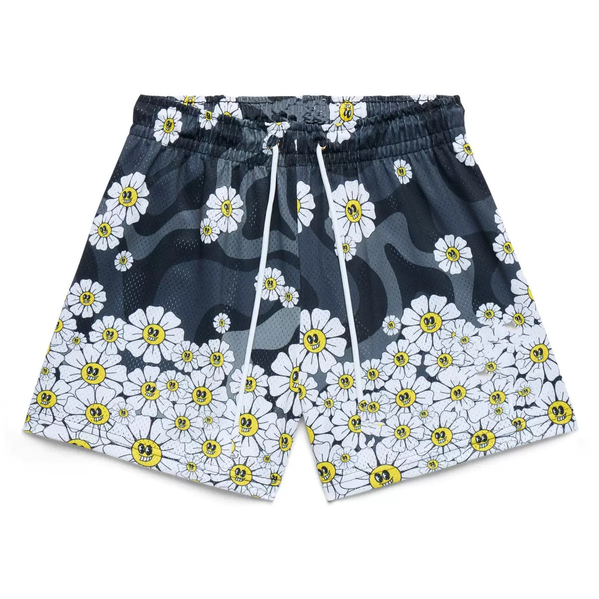 Night Garden Camo Daisy Mesh Shorts