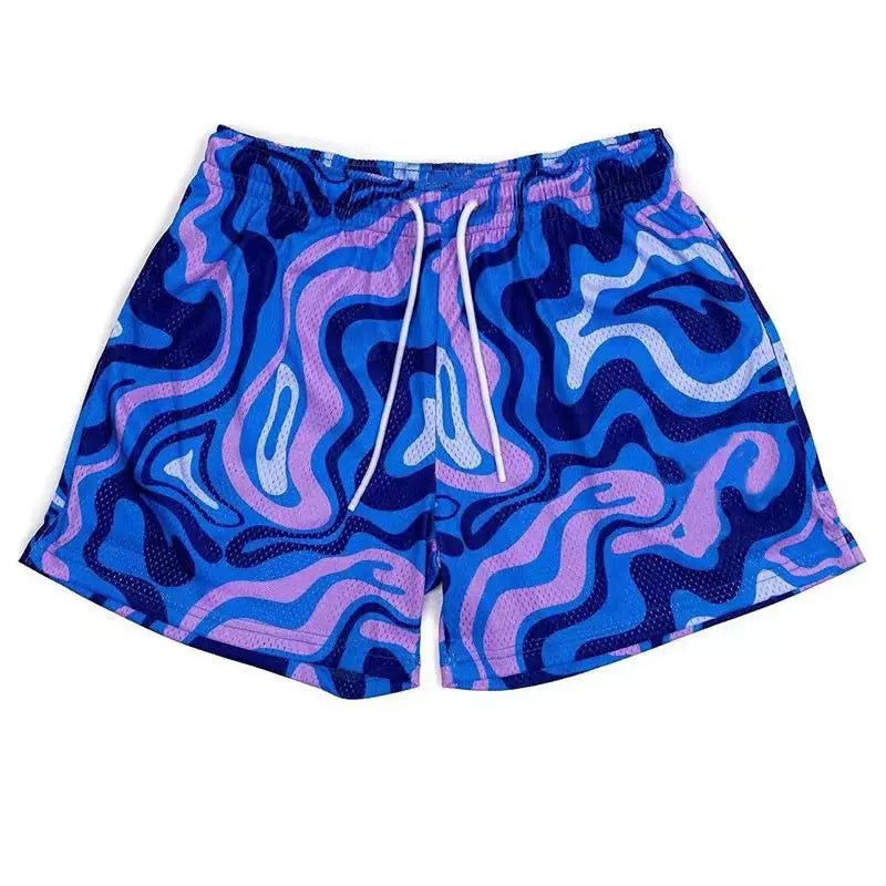 Midnight Ripple Drawstring Shorts