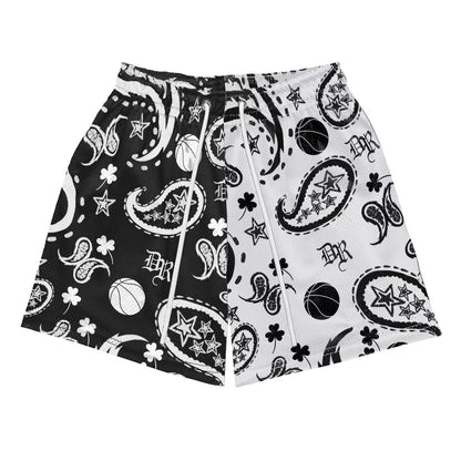Split Screen Court Paisley Shorts