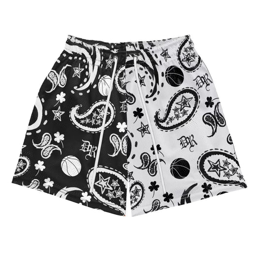 Split Screen Court Paisley Shorts