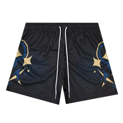 Moonlit Gold Orbit Shorts
