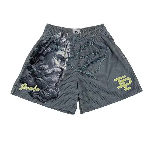 IP Head Dark Gray Mesh Shorts