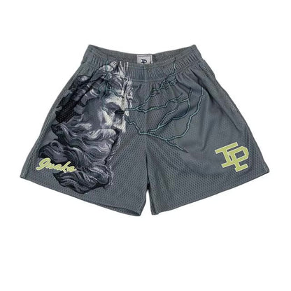 Head Dark Gray Mesh Shorts